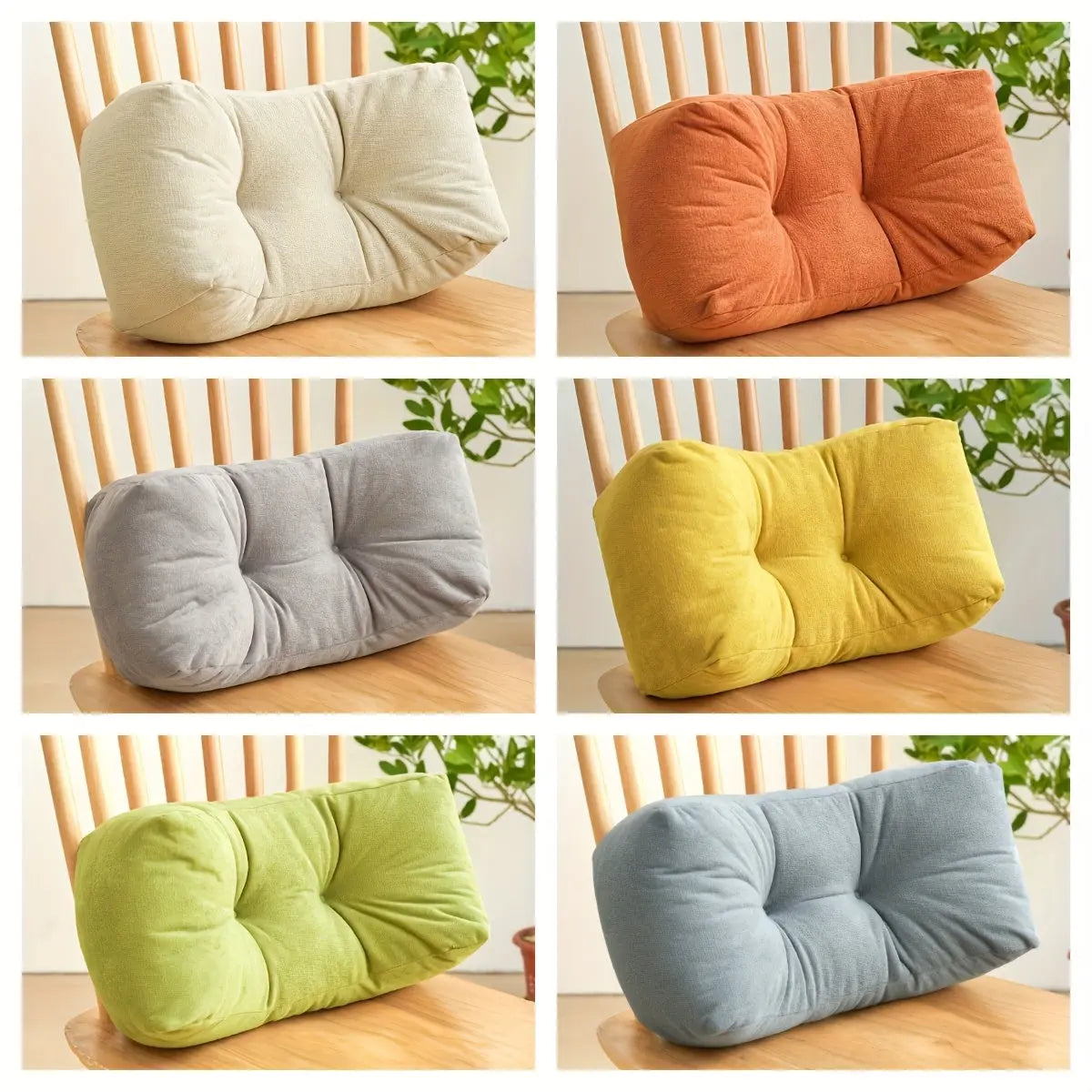Lumbar Support Pillow – Soft Chair Cushion for Office & Home Comfort - TARHUS