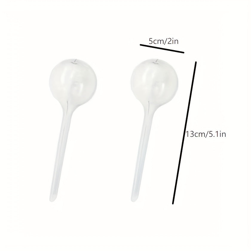 Automatic Plant Waterer - 1pc/2pcs Plastic Self-Watering Stakes Water Globe - Indoor & Outdoor Irrigation Device for Houseplant Garden Flower TARHUS