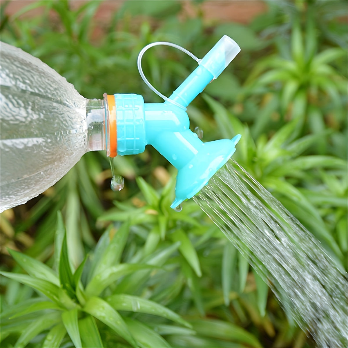 Dual-Use Watering Bottle Nozzle – Fits Standard Soda Bottles, Versatile Spray Head TARHUS Garden