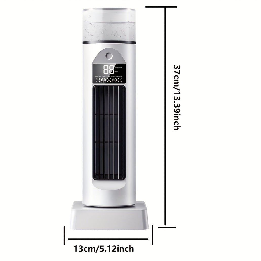 6-Speed Tower Fan with Humidifier & Ambient Light - Cooling Fan with Remote TARHUS