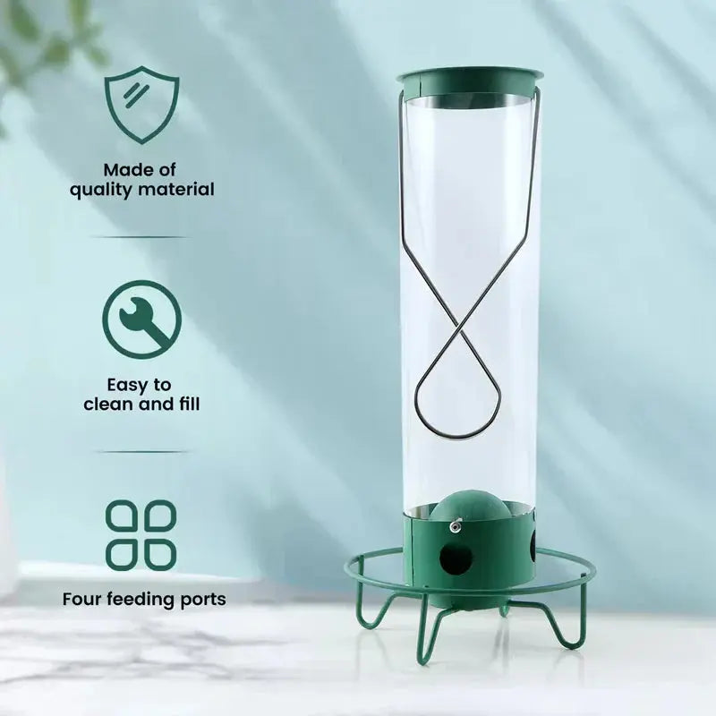 Squirrel-Proof Bird Feeder – Weather-Resistant Hanging Feeder - TARHUS