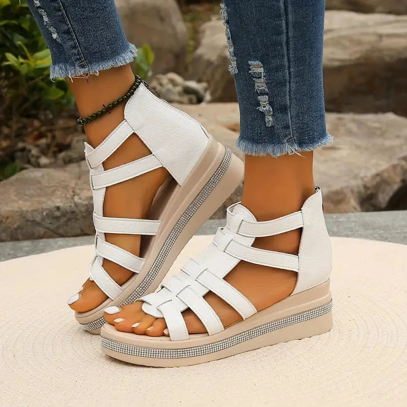 Capri | Orthopedic Gladiator Sandals – Comfortable Summer Sandals with Arch Support TARHUS