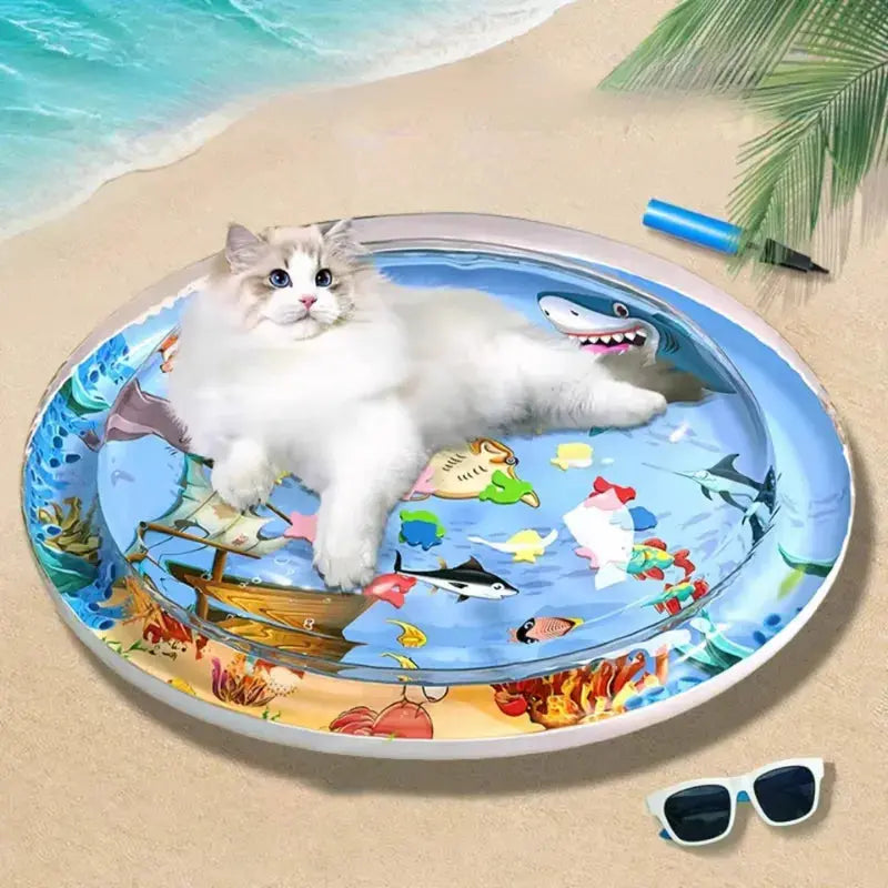 Interactive Water Mat for Cats – Underwater Adventure Playmat - TARHUS