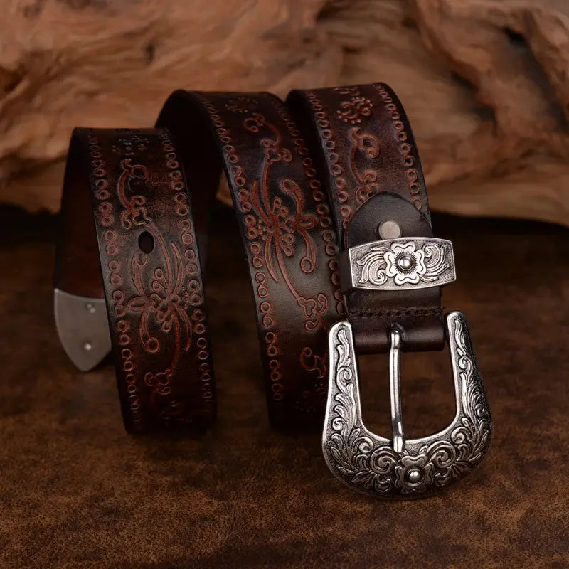 El Dorado Saddle Leather Belt - TARHUS