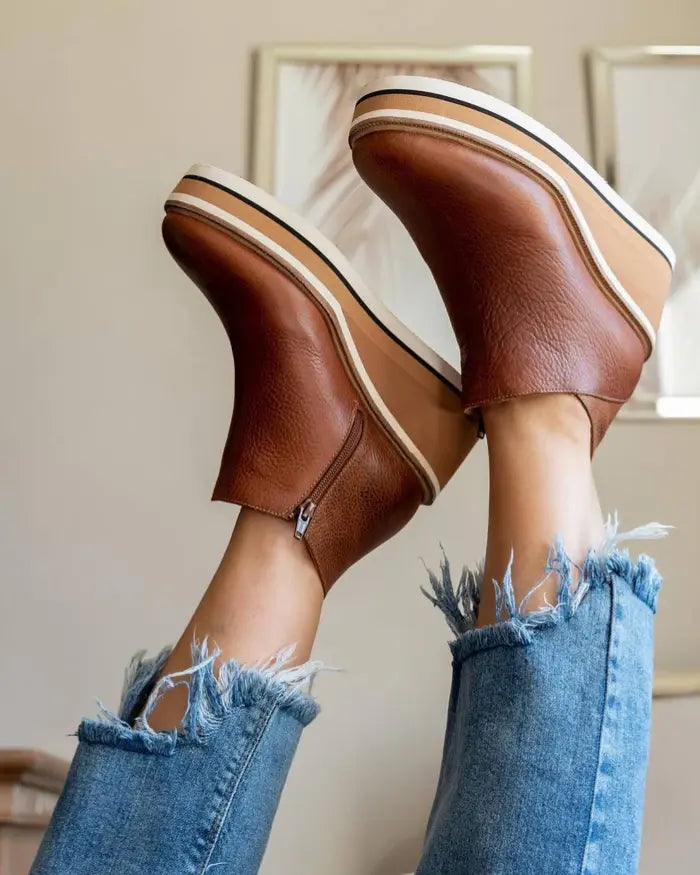 ANN | Stylish Wedge Boots for Your Style - TARHUS