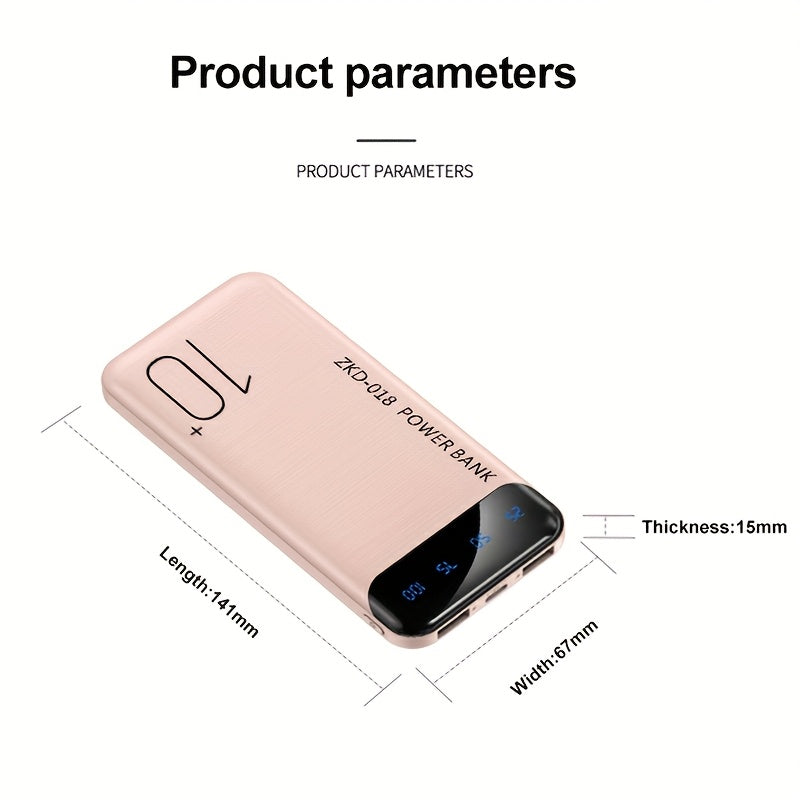 Slim Power Bank | Portable Charger – Compact, Fast & Travel-Ready TARHUS