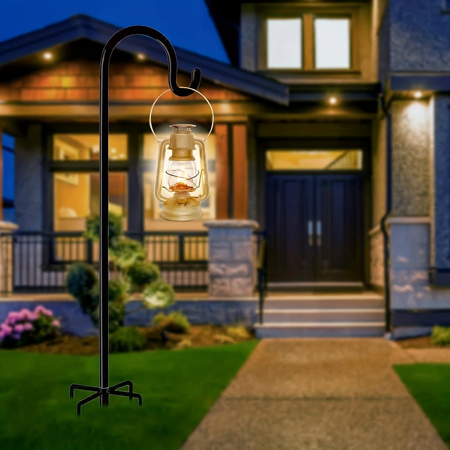 Heavy-Duty Shepherd Hook – Rust-Resistant Metal Hanging Hook for Bird Feeders, Garden Decor & Solar Lights TARHUS