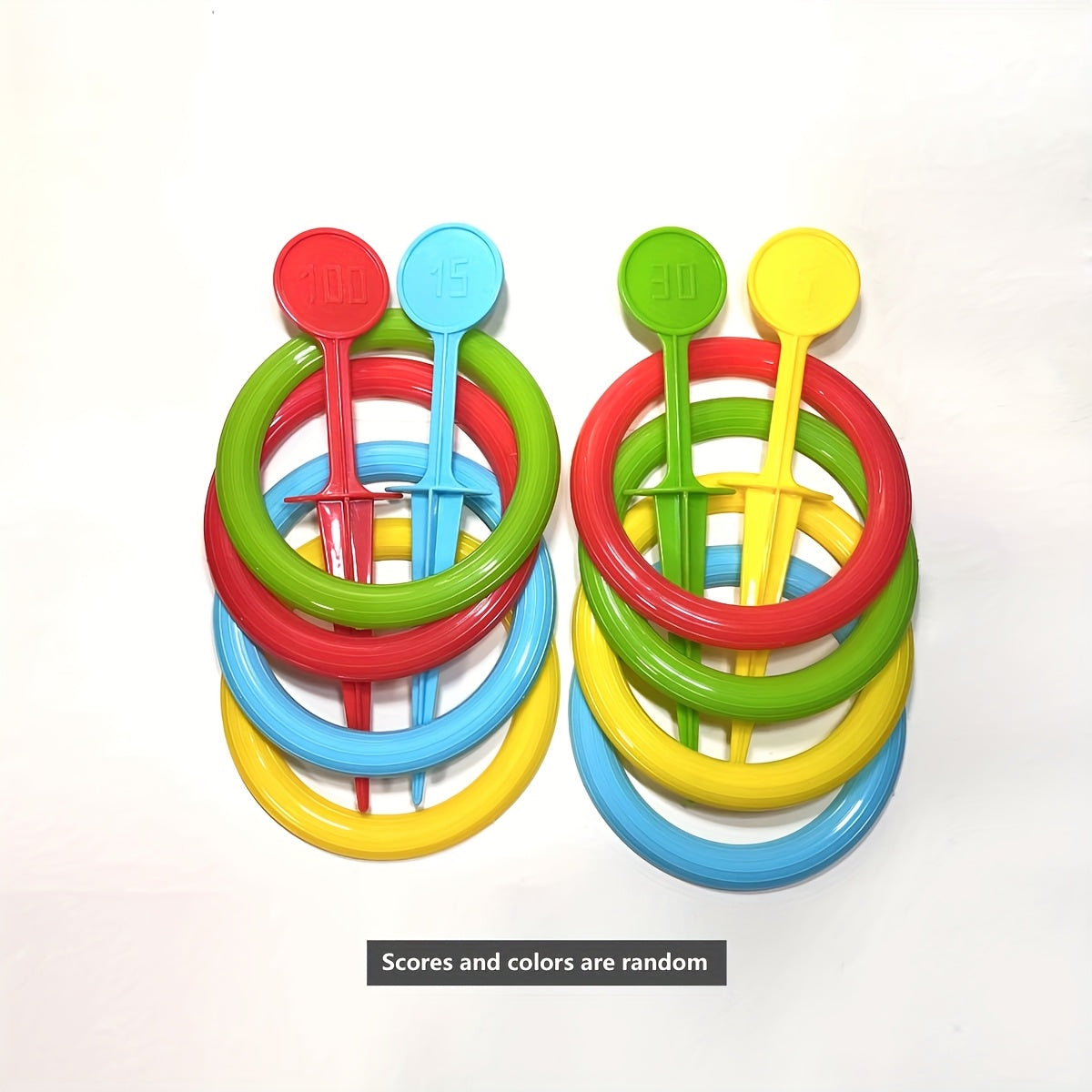 12PCS Ring Toss Game Set – Classic Outdoor Lawn & Beach Game for Kids and Adults TARHUS