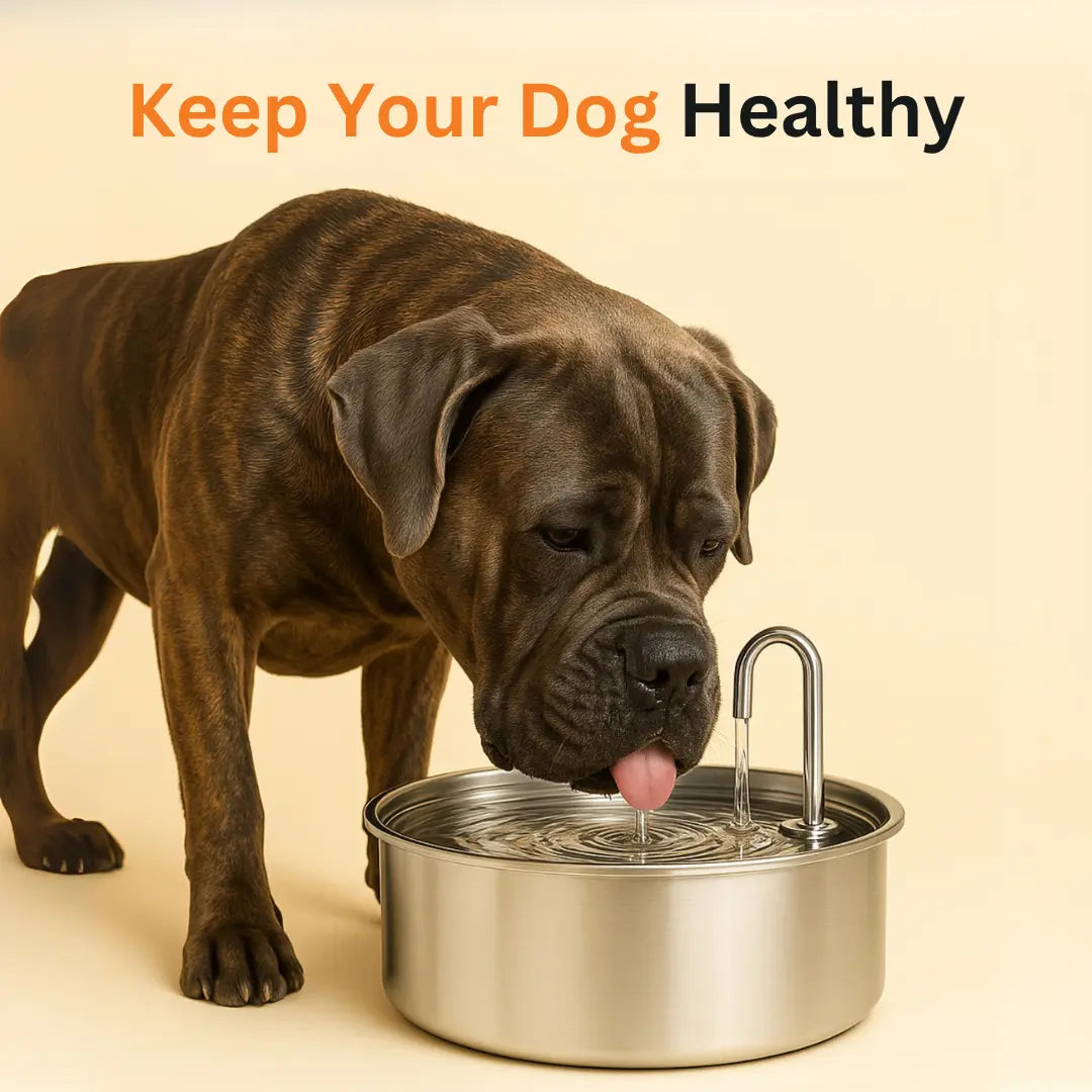 The Doggy Fountain™ – Stainless Steel Pet Water Fountain TARHUS Pets