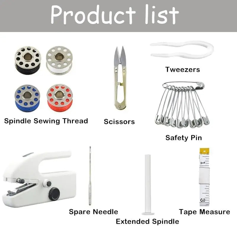 Mini Handheld Sewing Machine – Electric & Easy to Use - TARHUS