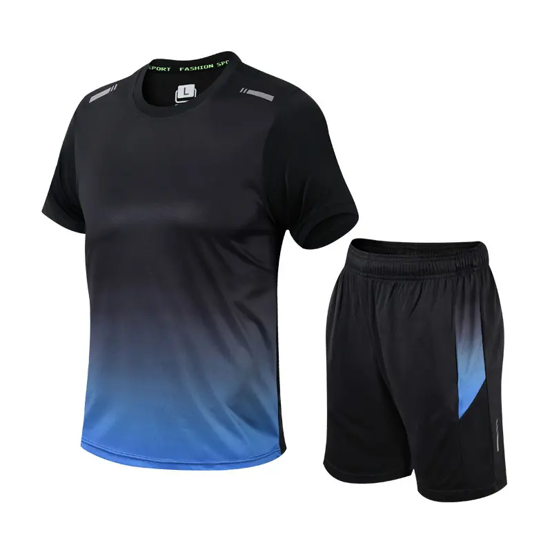 Two-Piece Sportswear Set for Men – Gradient Print & Performance Comfort TARHUS Sportset man