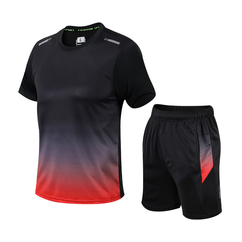 Mick | Men’s Sportswear Set – Gradient Print Activewear for Comfort & Styl TARHUS Men Set