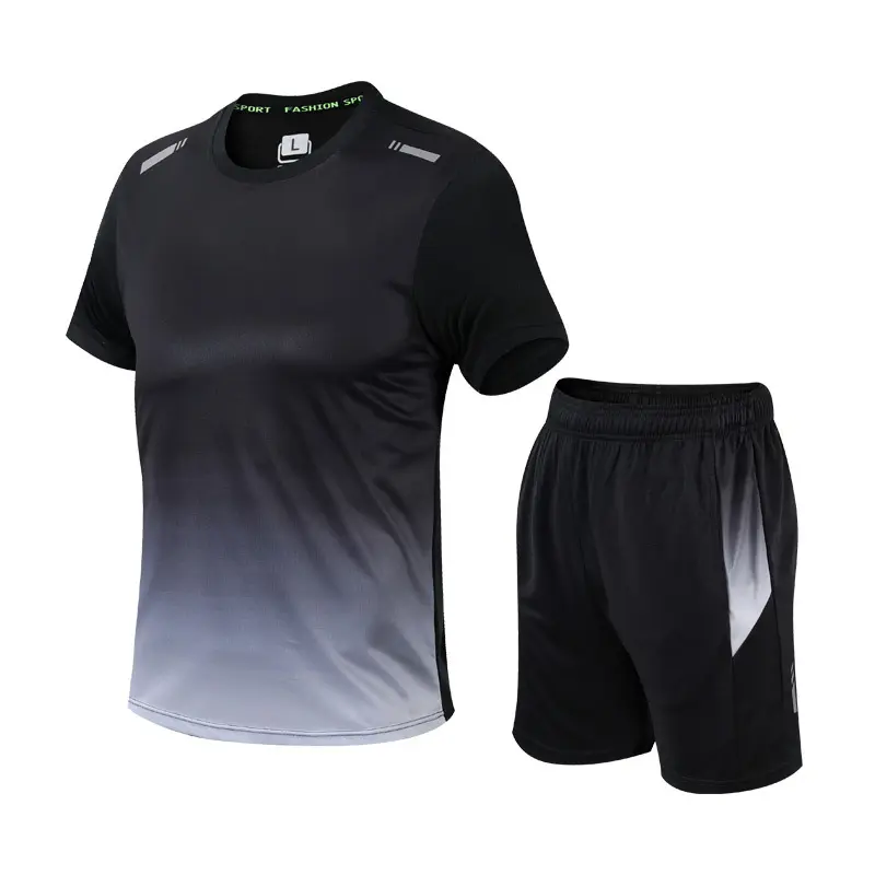 Two-Piece Sportswear Set for Men – Gradient Print & Performance Comfort TARHUS Sportset man