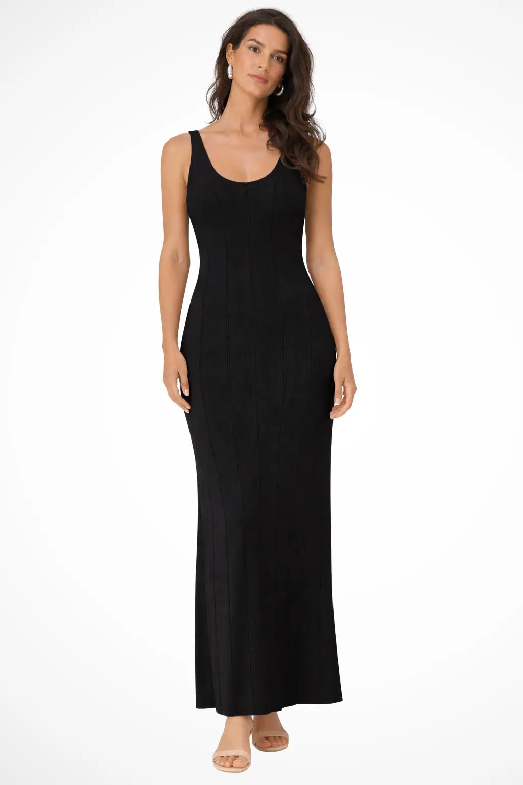 Serena | Women Sleeveless Knit Maxi Summer Wedding Guest Dress TARHUS Maxi Dress