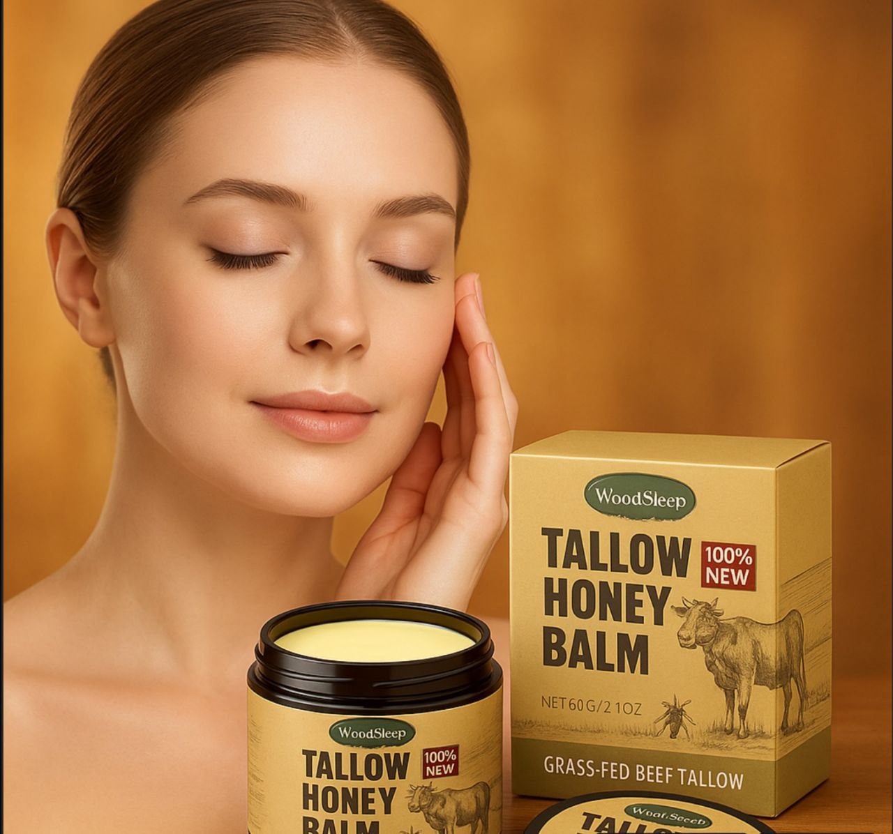 Whipped Glow Tallow & Honey Balm — Natural Face & Body Moisturiser TARHUS