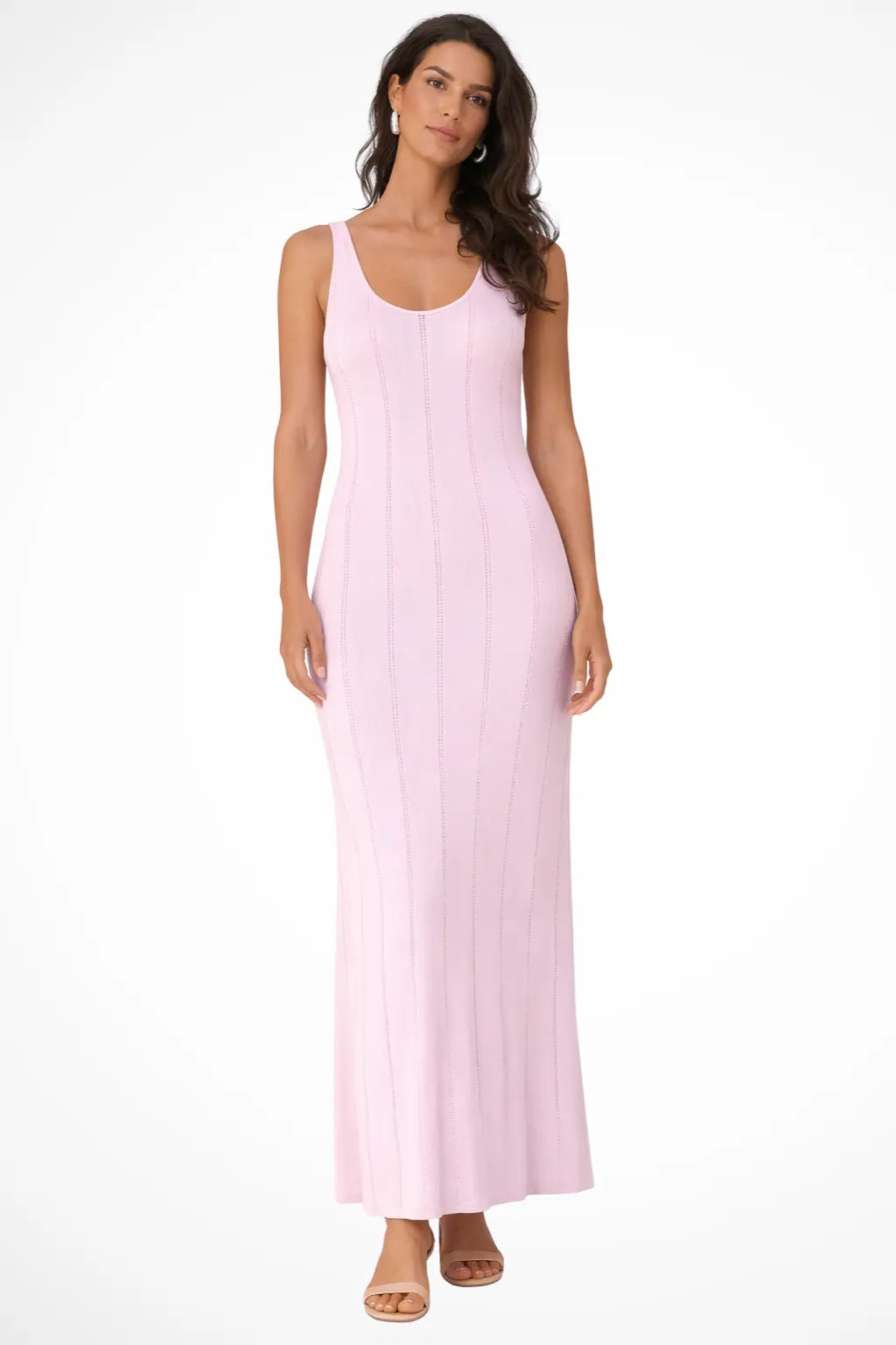 Serena | Women Sleeveless Knit Maxi Summer Wedding Guest Dress TARHUS Maxi Dress