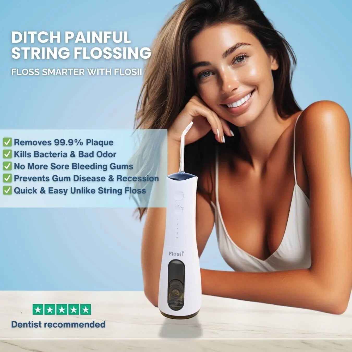 Flosii - Portable Water Flosser - TARHUS
