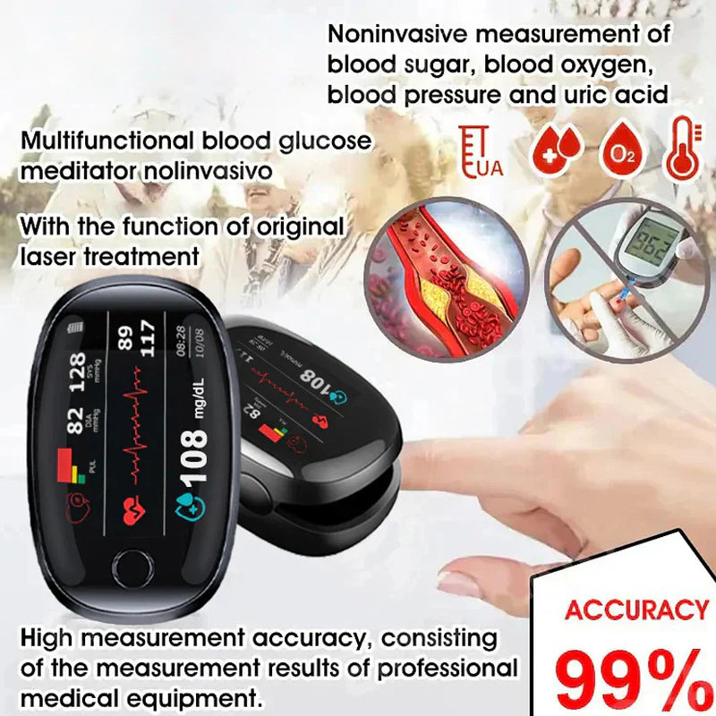Non-Invasive Blood Glucose Meter | 99.9% Accuracy – Smart Health Tracking TARHUS