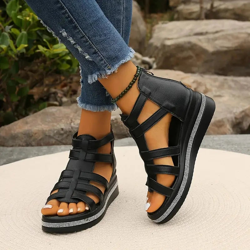 Capri | Orthopedic Gladiator Sandals – Comfortable Summer Sandals with Arch Support TARHUS