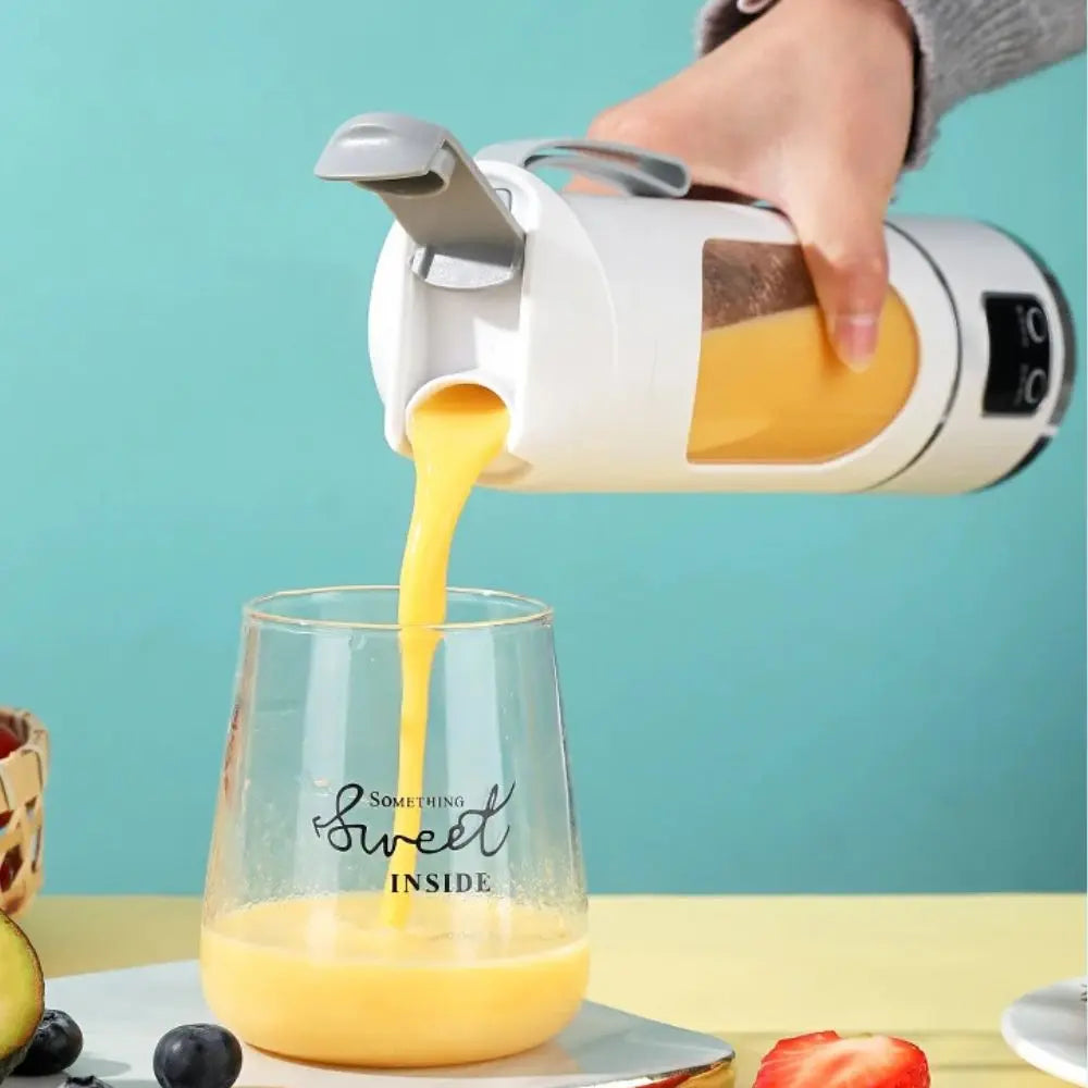 Portable Smoothie Blender – Compact USB Rechargeable Juicer for Fresh Fruit, Travel-Friendly - TARHUS