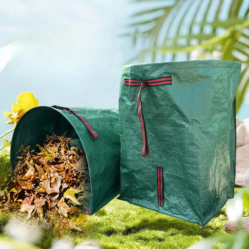 Reusable Garden Leaf Collector Bag – Heavy-Duty Yard Waste Trash Bag for Leaves, Grass & Debris - TARHUS