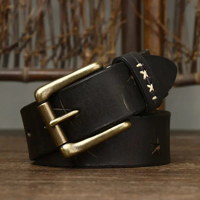 Atlas Buffalo Leather Belt - TARHUS
