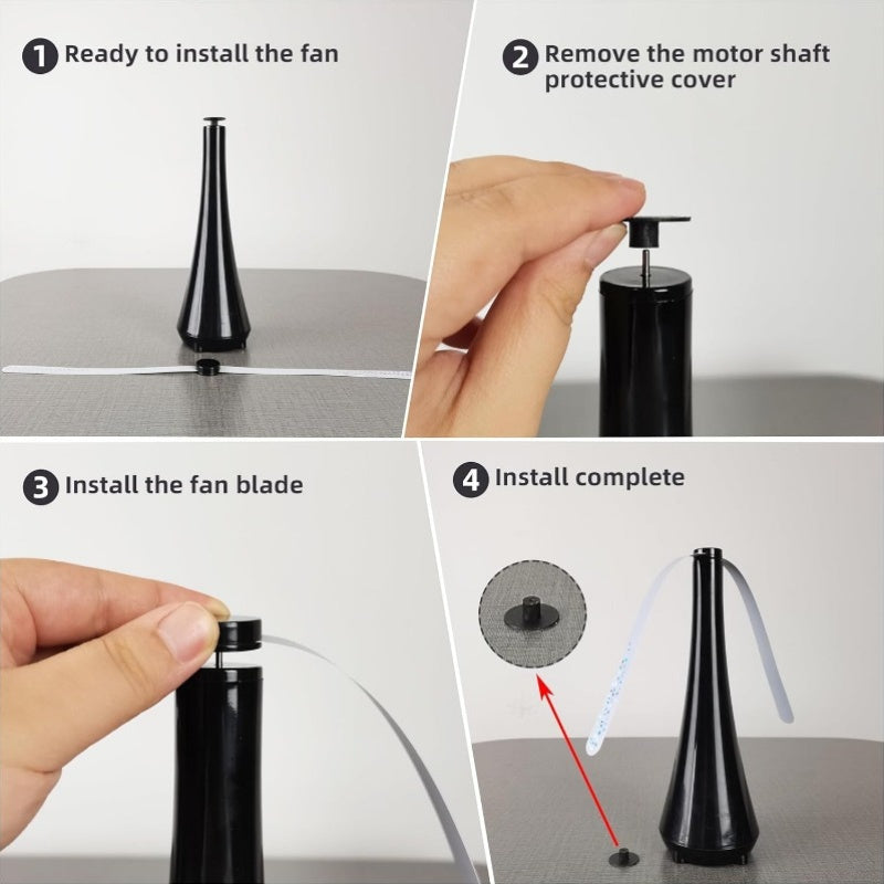 2-Pack Portable Fly Repellent Fans – Battery-Operated Tabletop Fans TARHUS Kitchen