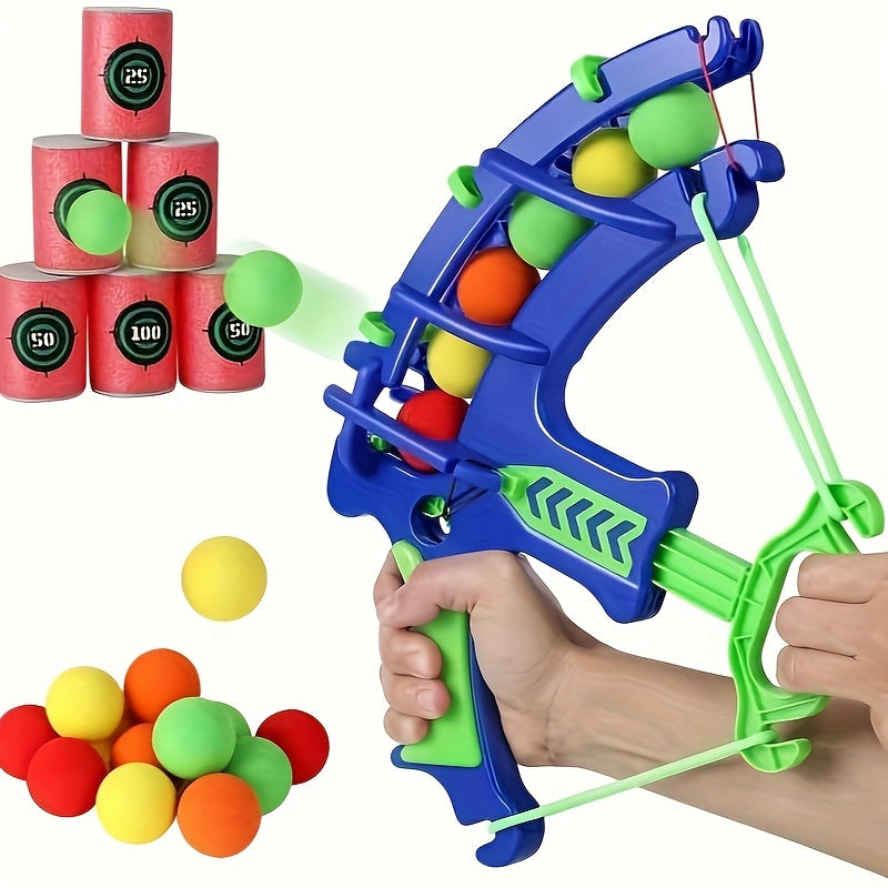 Colorful Ball Bow & Arrow Toy – Safe Indoor & Outdoor Shooting Game Set for Kids TARHUS