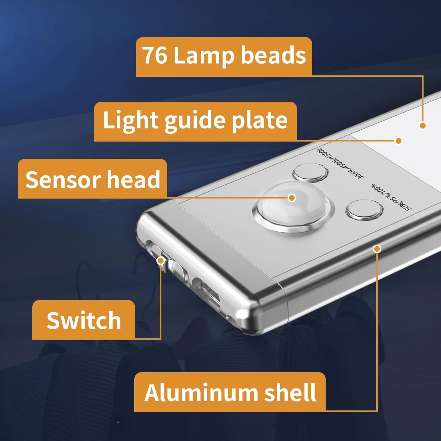 Motion Sensor Light Bar – Rechargeable & Smart Illumination | Glowvy TARHUS