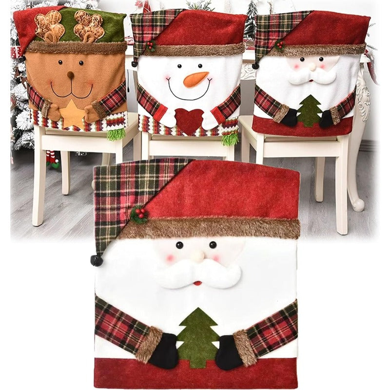 CheerCover | Christmas Chair Covers – Santa, Snowman & Reindeer TARHUS Christmas
