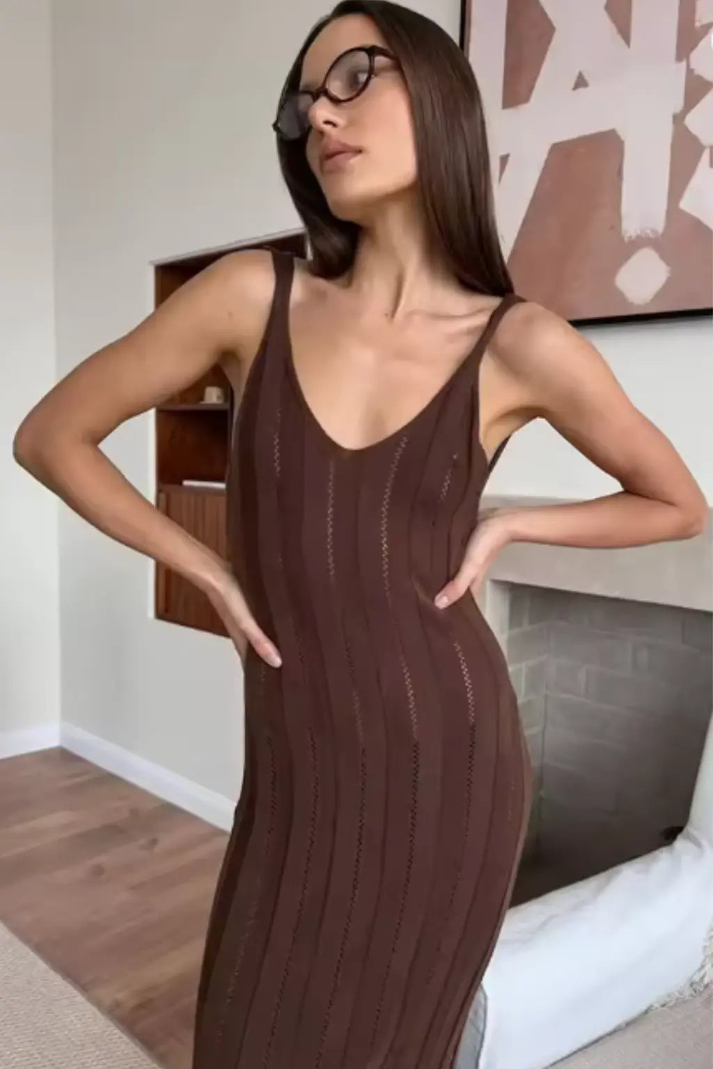 Serena | Women Sleeveless Knit Maxi Summer Wedding Guest Dress TARHUS Maxi Dress