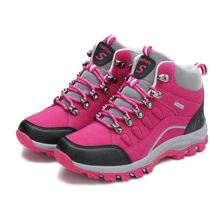 Orthopedic Women Comfortable Warm Lace Up Hiking Snow Boots - TARHUS