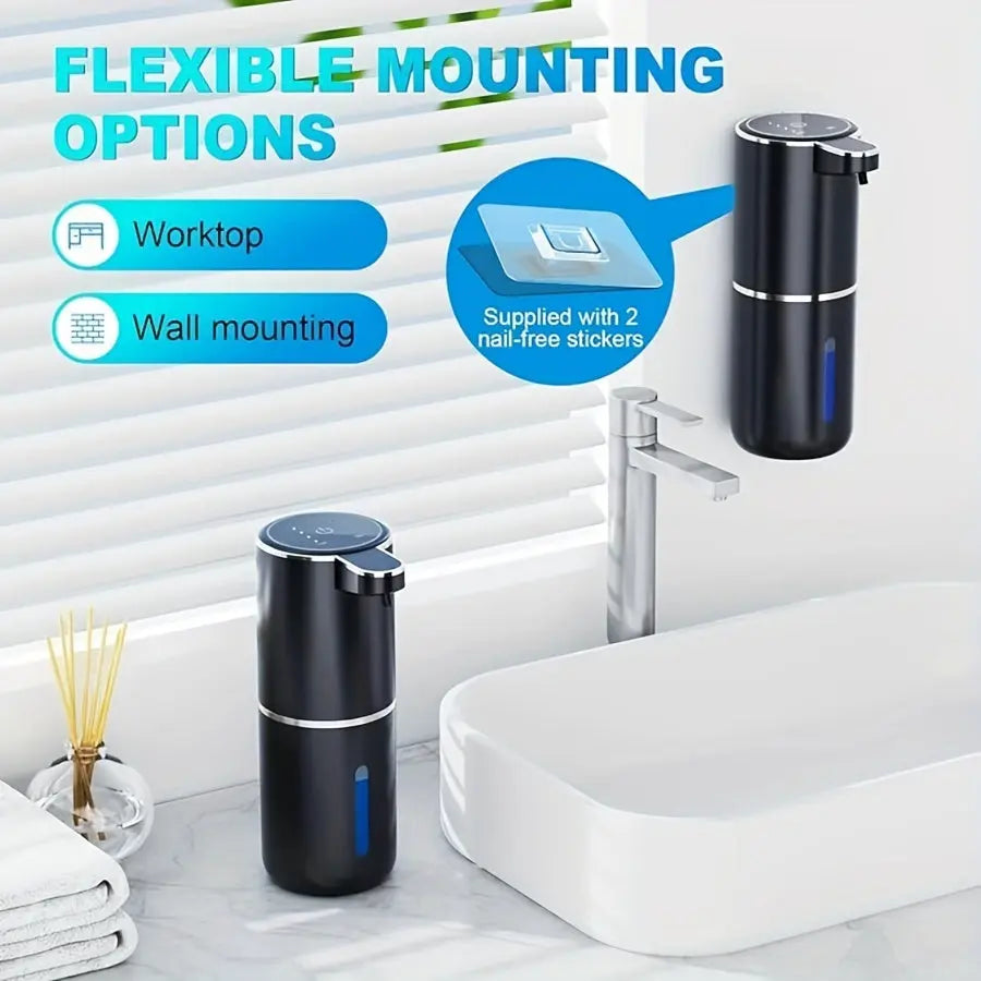 Automatic Touchless Soap Dispenser 380ml for Bathroom or Kitchen Use - TARHUS
