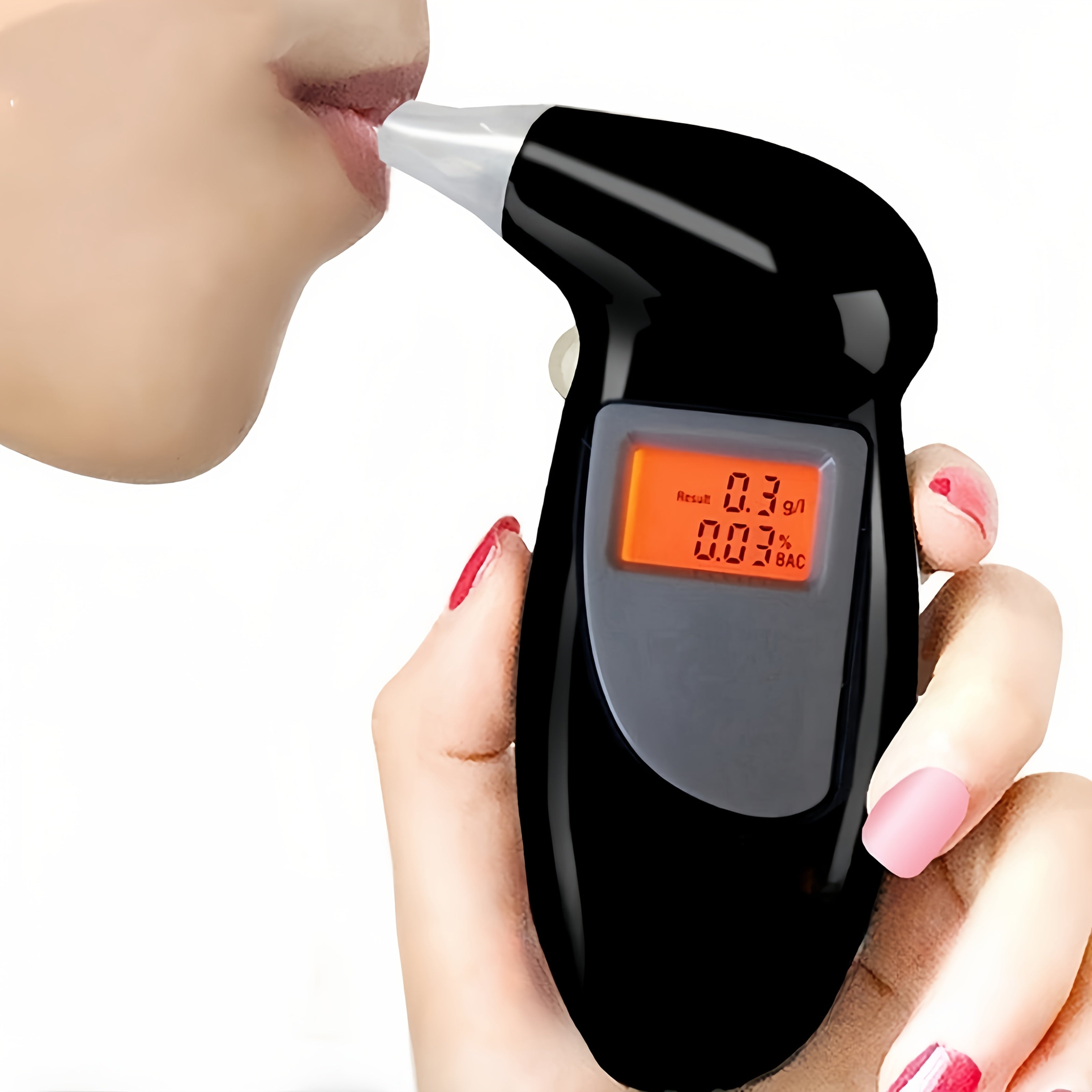 Digital Breath Alcohol Tester – Portable BAC Analyzer with LCD Display TARHUS Health & Beauty