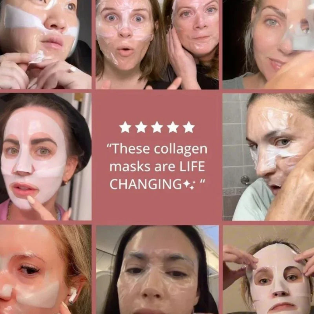 Bio Collagen Face Mask – Hydrating Sheet Mask TARHUS