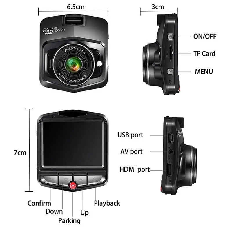 RoadRecord | Zoom HD DashCam - TARHUS