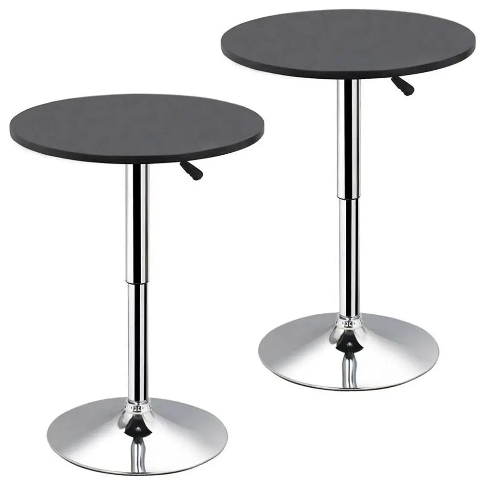 Outdoor Bistro Table and Chairs Set – 2-Piece Raised Pub Patio Set with Round Table, Weather-Resistant Design - TARHUS