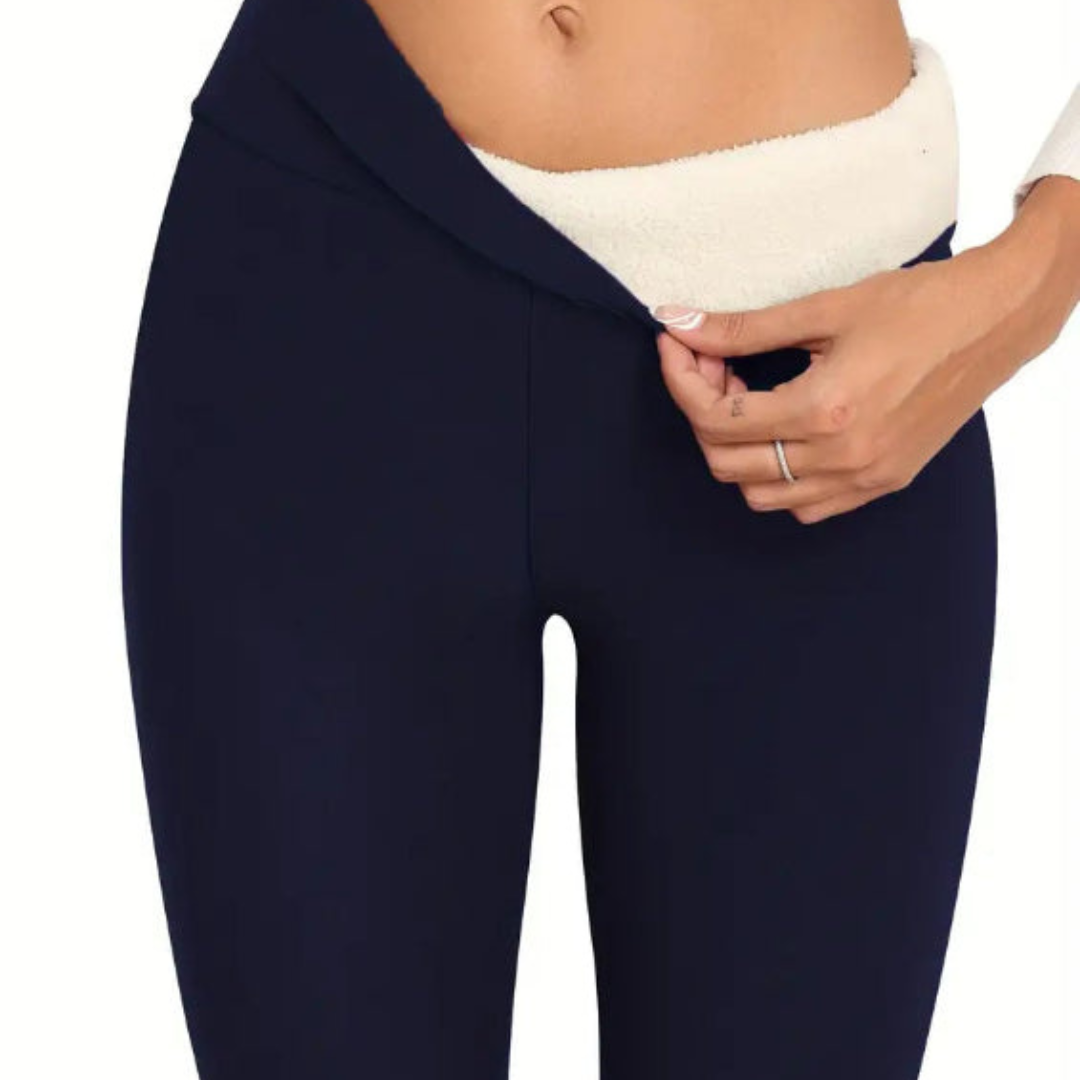 Premium Fleece Lined Leggings – High-Waisted Thermal Winter Leggings for Women | Warm, Soft & Stretchy - TARHUS