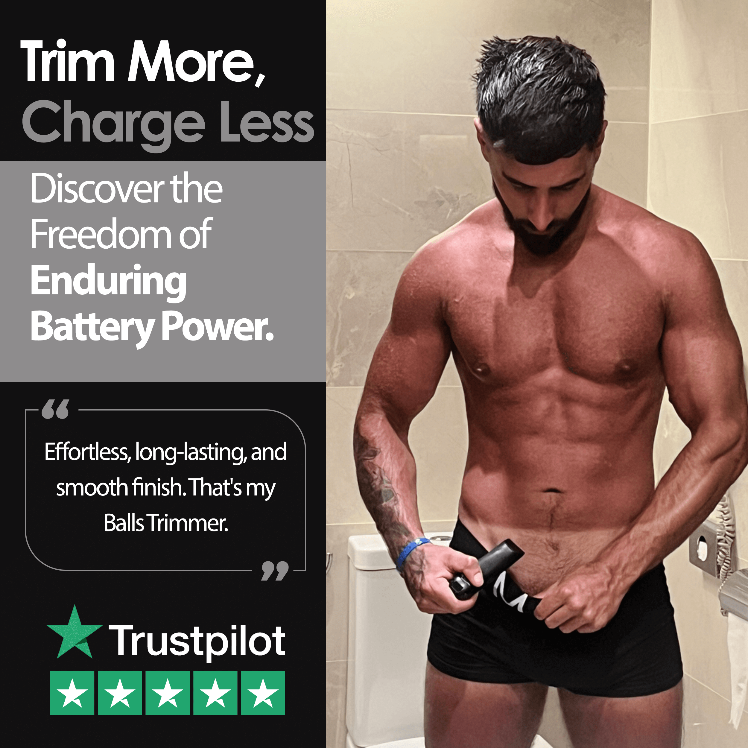 TARHUS - Balls, Groin & Body Trimmer - TARHUS