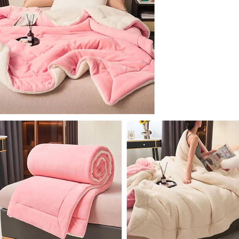 Luxury Double Velvet Throw Blanket – Ultra-Soft Solid Color Fleece Blanket for Sofa, Bed & Couch - TARHUS