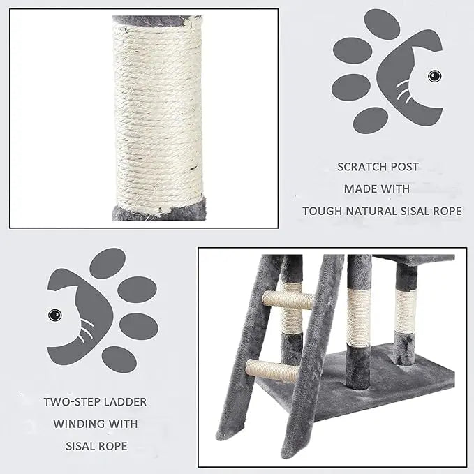 Elite Cat Tower - Scratching Post & Climbing Tree - TARHUS