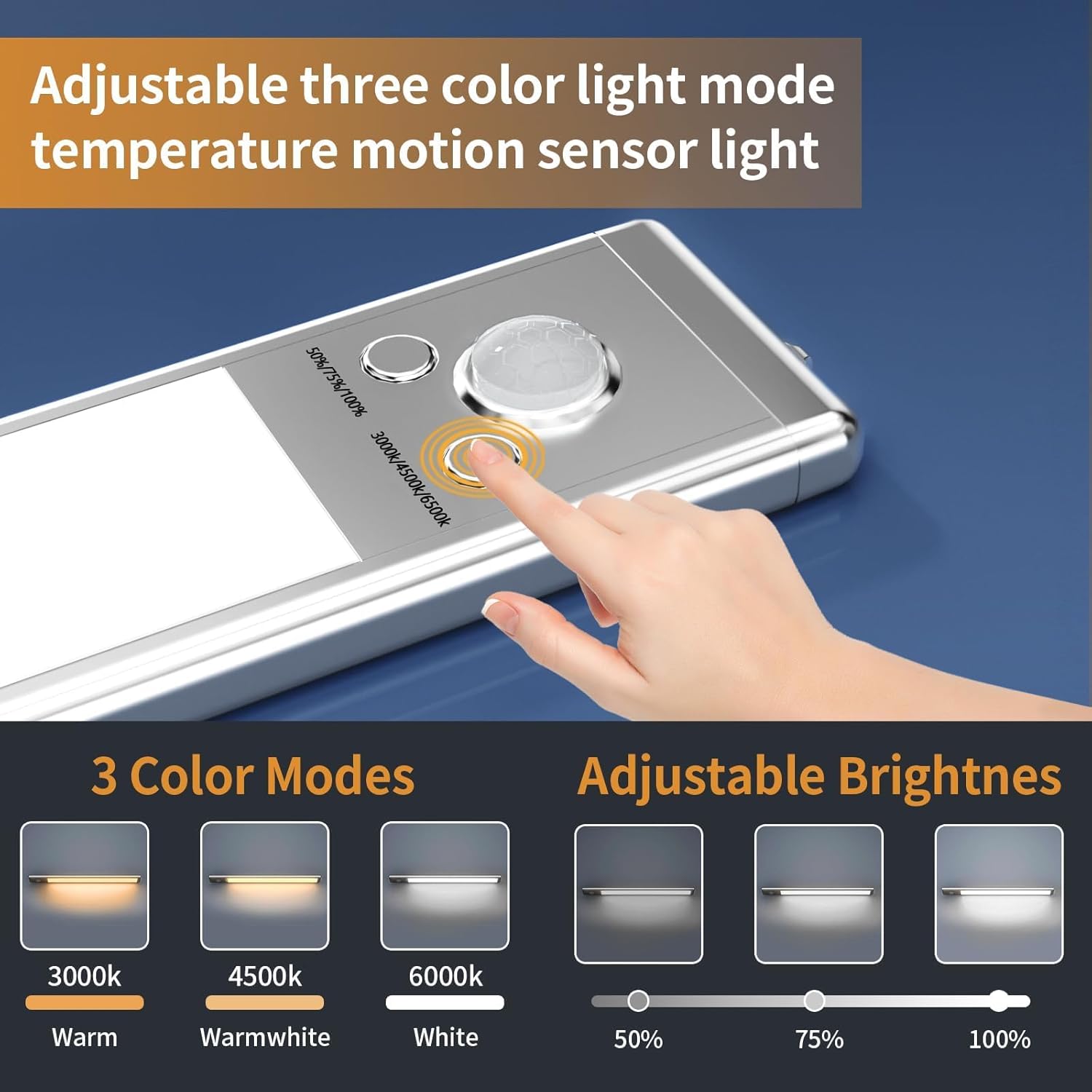 Motion Sensor Light Bar – Rechargeable & Smart Illumination | Glowvy TARHUS Electronics & Lights