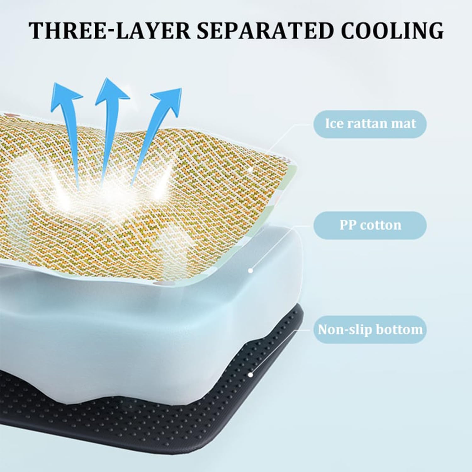 Breathable Rattan Cooling Pet Bed - TARHUS
