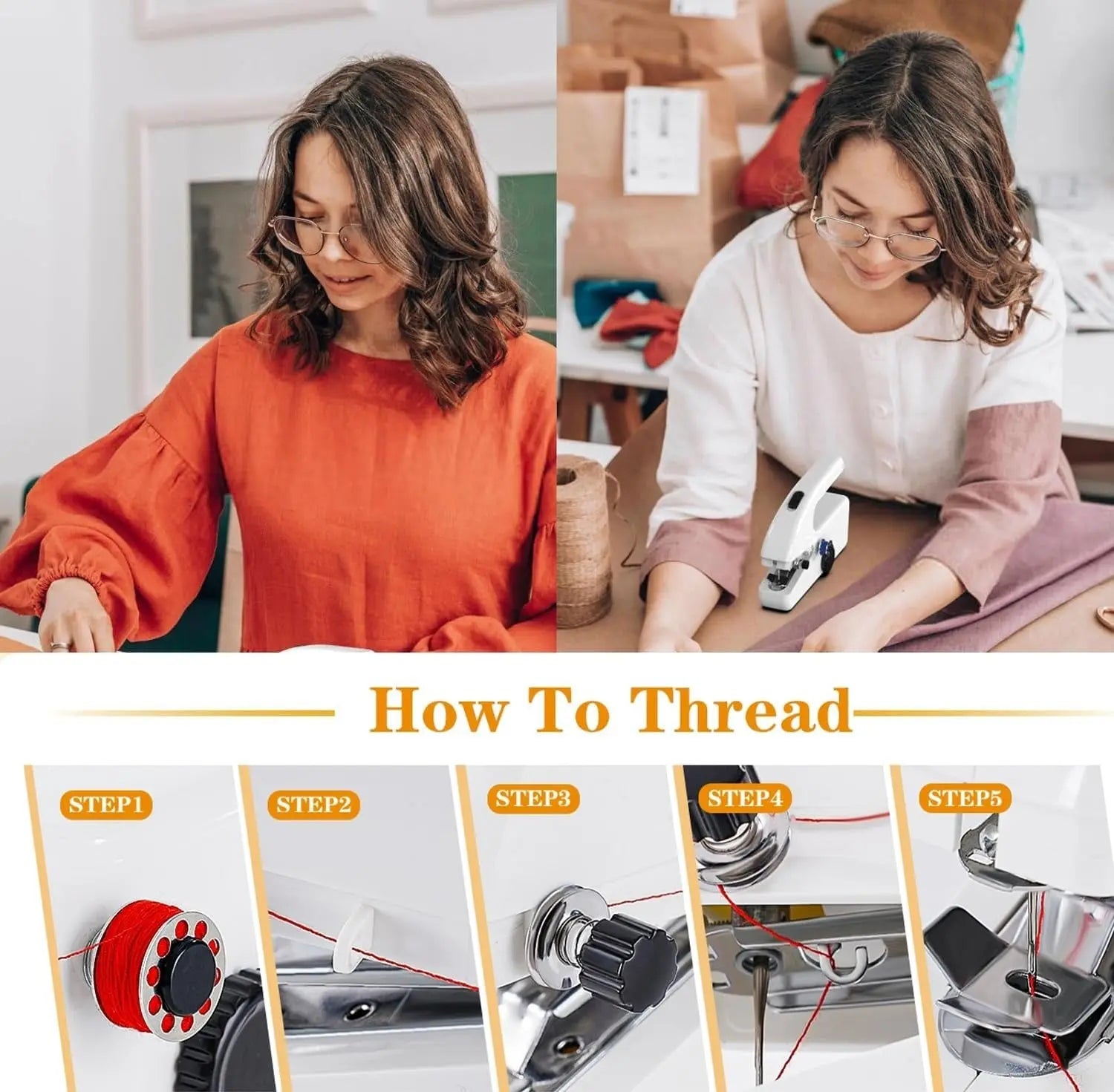 Mini Handheld Sewing Machine – Electric & Easy to Use - TARHUS