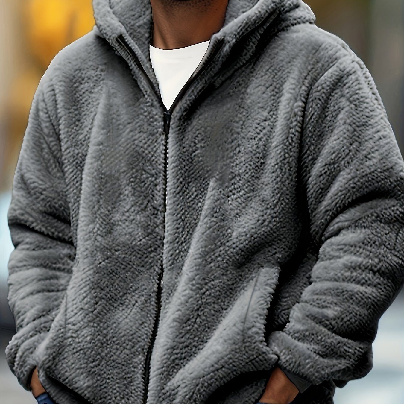 Martin | Men’s Plus Size Zip-Up Hooded Jacket - Casual Comfort Hoodie - TARHUS