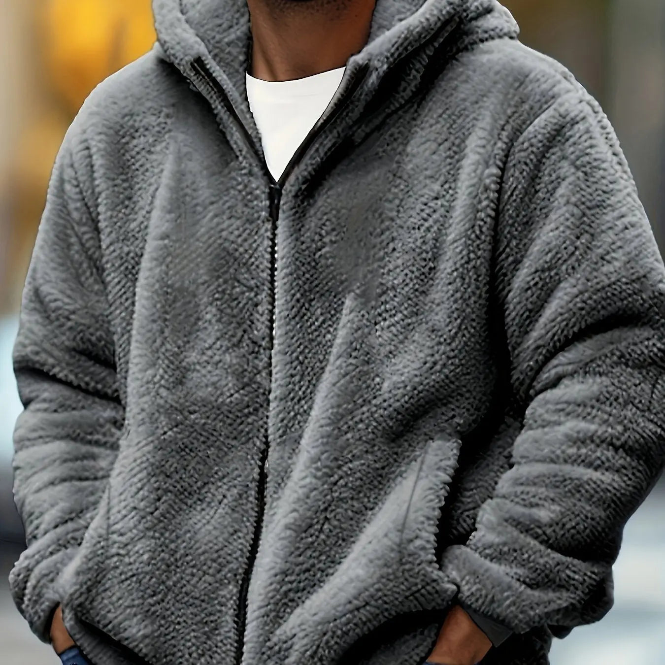 Martin | Men’s Plus Size Zip-Up Hooded Jacket - Casual Comfort Hoodie - TARHUS