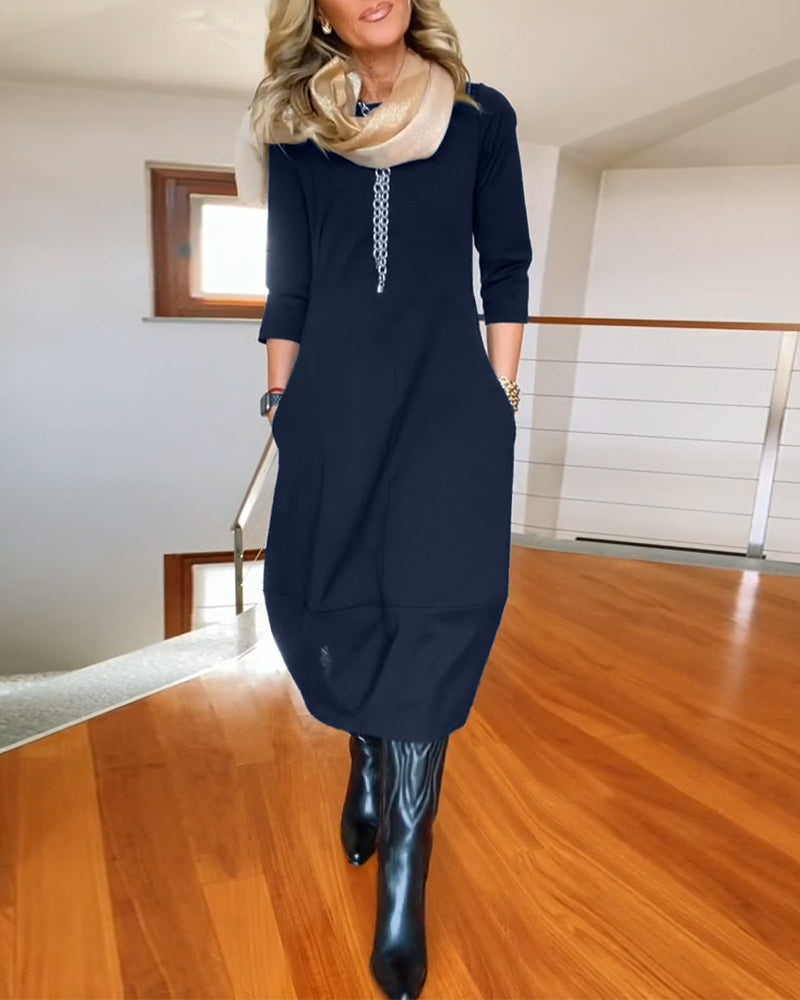 KIARA - Chic Midi Dress - TARHUS