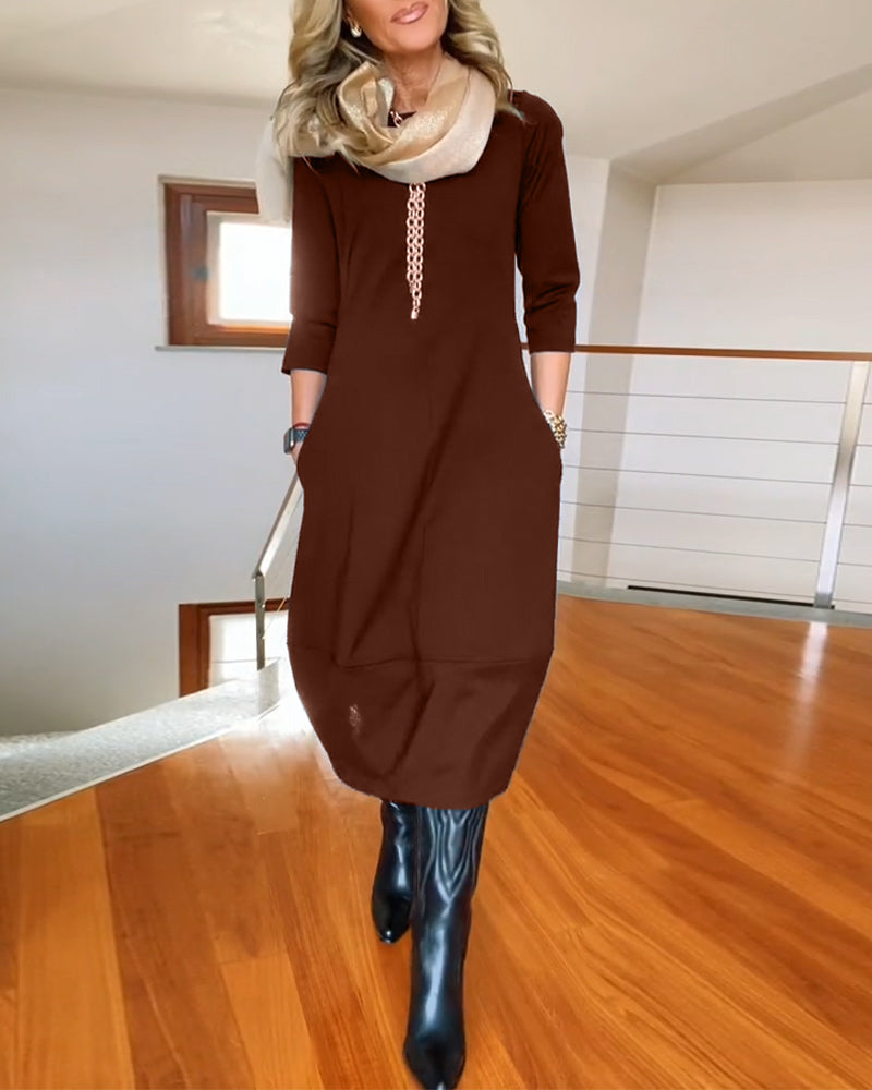 KIARA - Chic Midi Dress - TARHUS