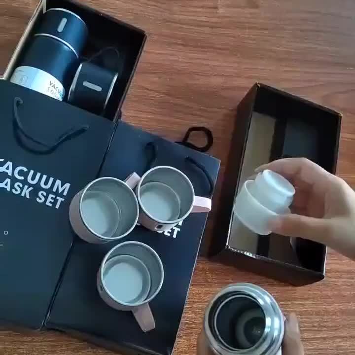 ThermaSip | 500ml Stainless Steel Vacuum Mug – Insulated Bottle with Cup TARHUS