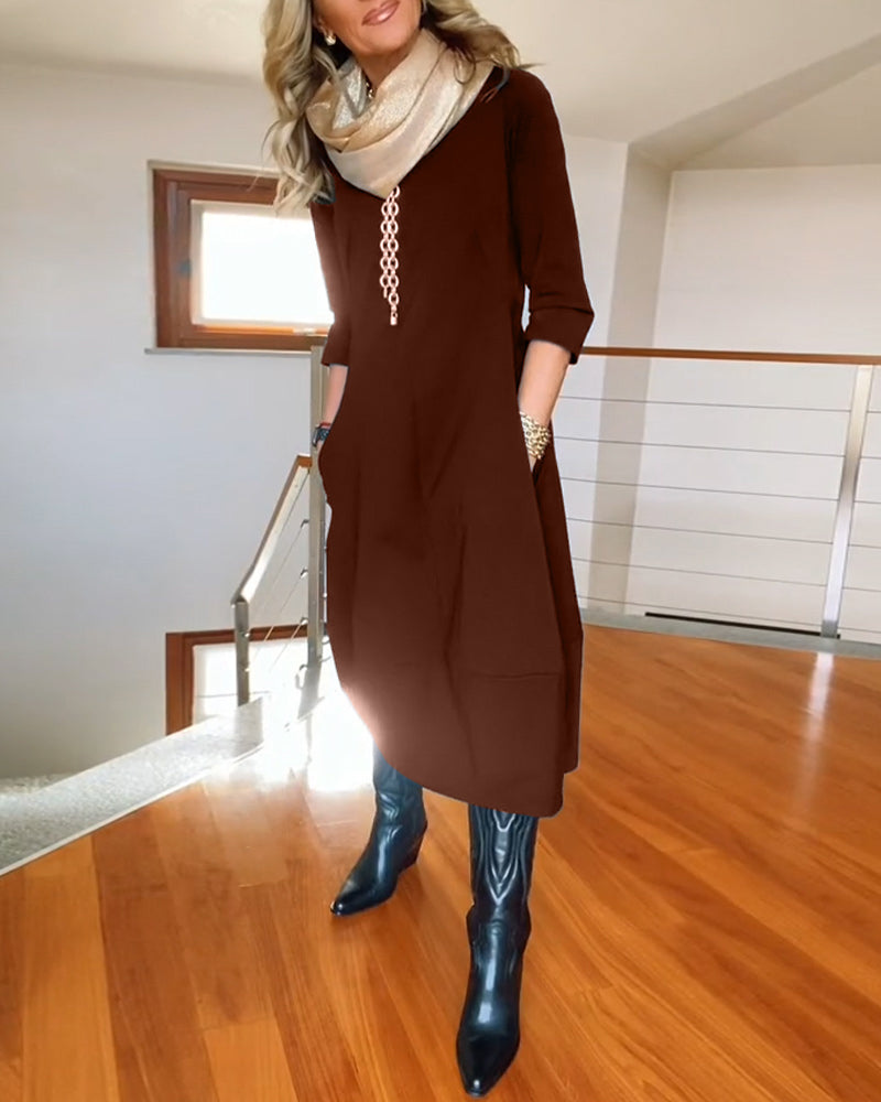 KIARA - Chic Midi Dress - TARHUS